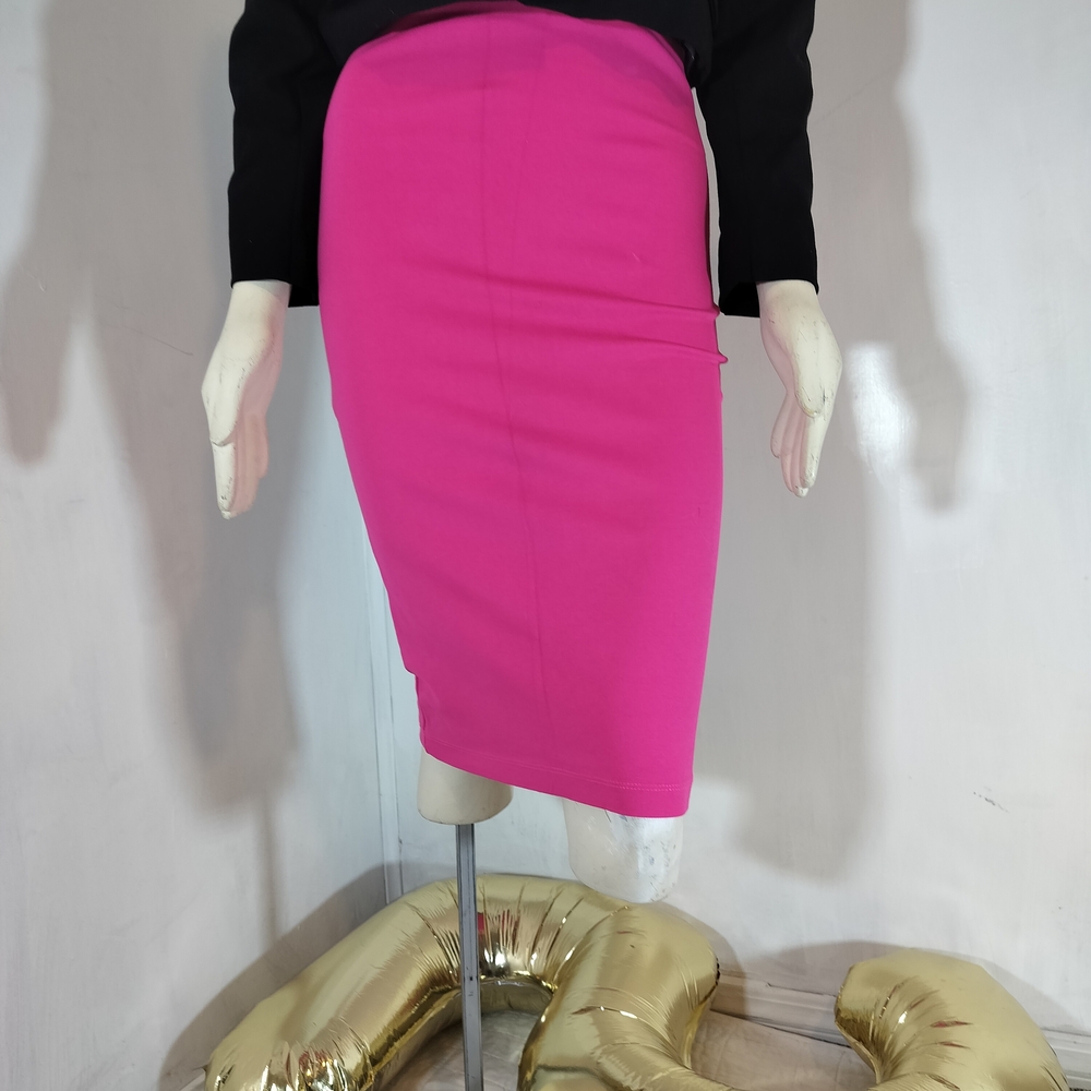 Windsor Fuchsia Pencil Skirt